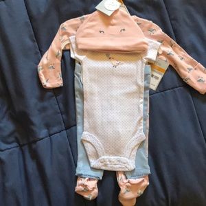 NWT Carters four piece set size newborn